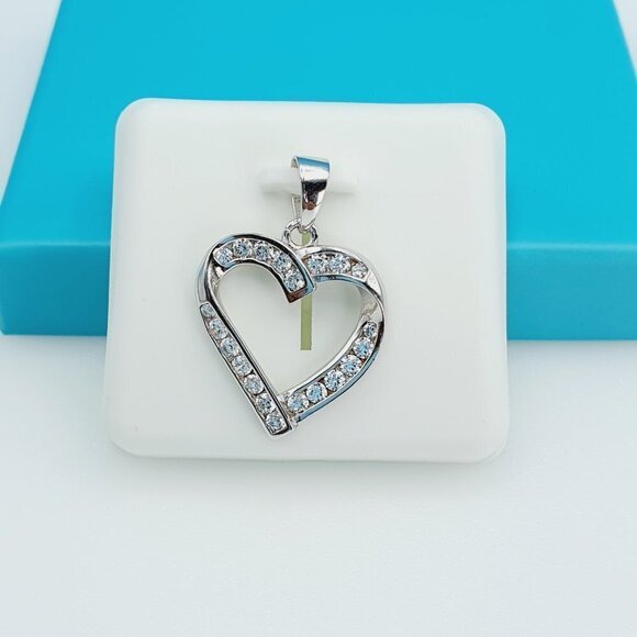 "925 Sterling Silver CZ Beautiful Pendant for Women, 1USPAR4091 - Picture 4 of 11